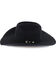 Rodeo King Men's 7X Black Felt Cowboy Hat, Black, hi-res
