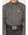 Image #3 - Cinch Boys' Geo Print Long Sleeve Button-Down Western Shirt, Grey, hi-res