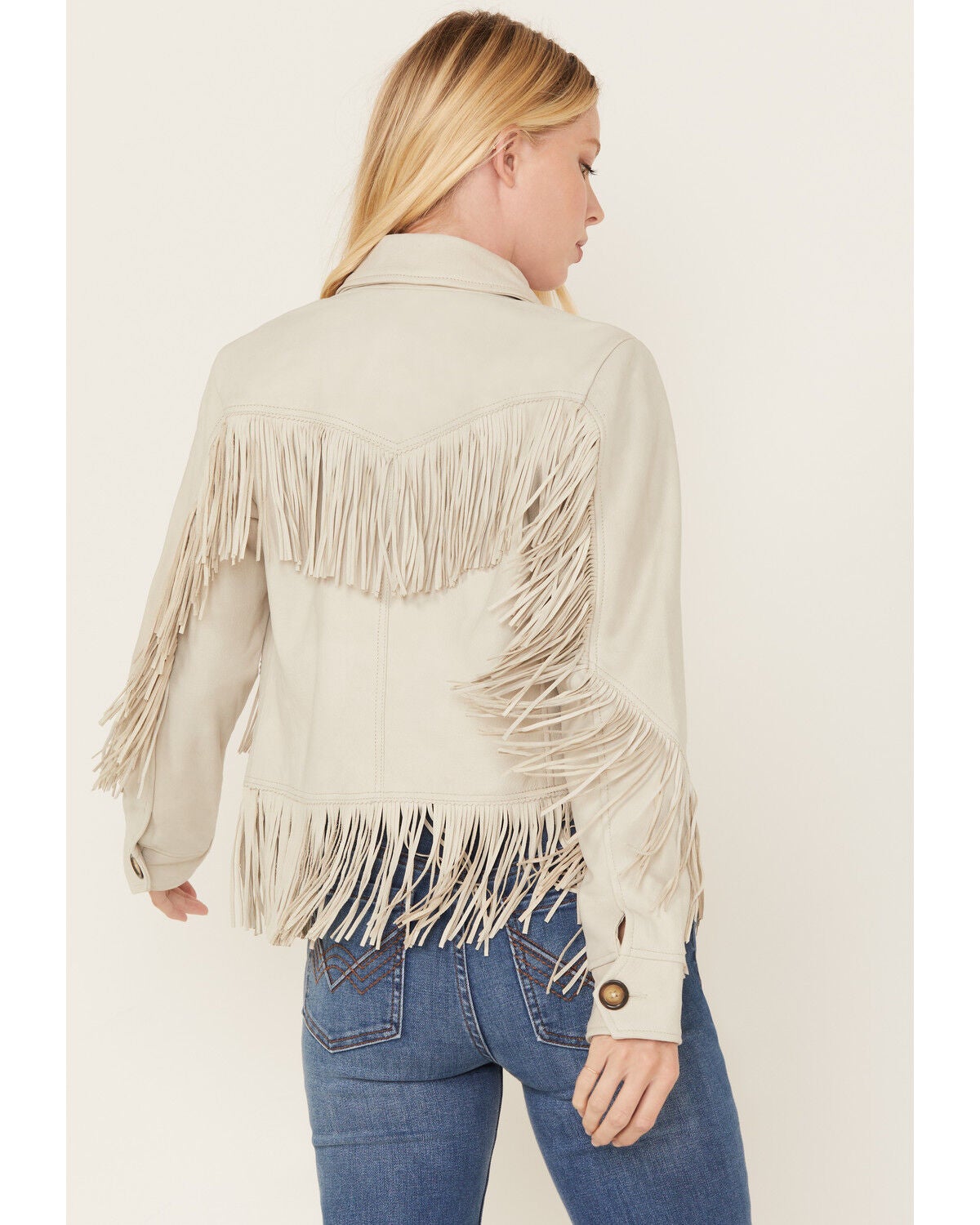 Image #4 - Idyllwind Women's Bellebrook Leather Fringe Jacket, , hi-res