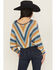 Image #4 - Shyanne Women's Striped Dolman Sleeve Sweater, Navy, hi-res