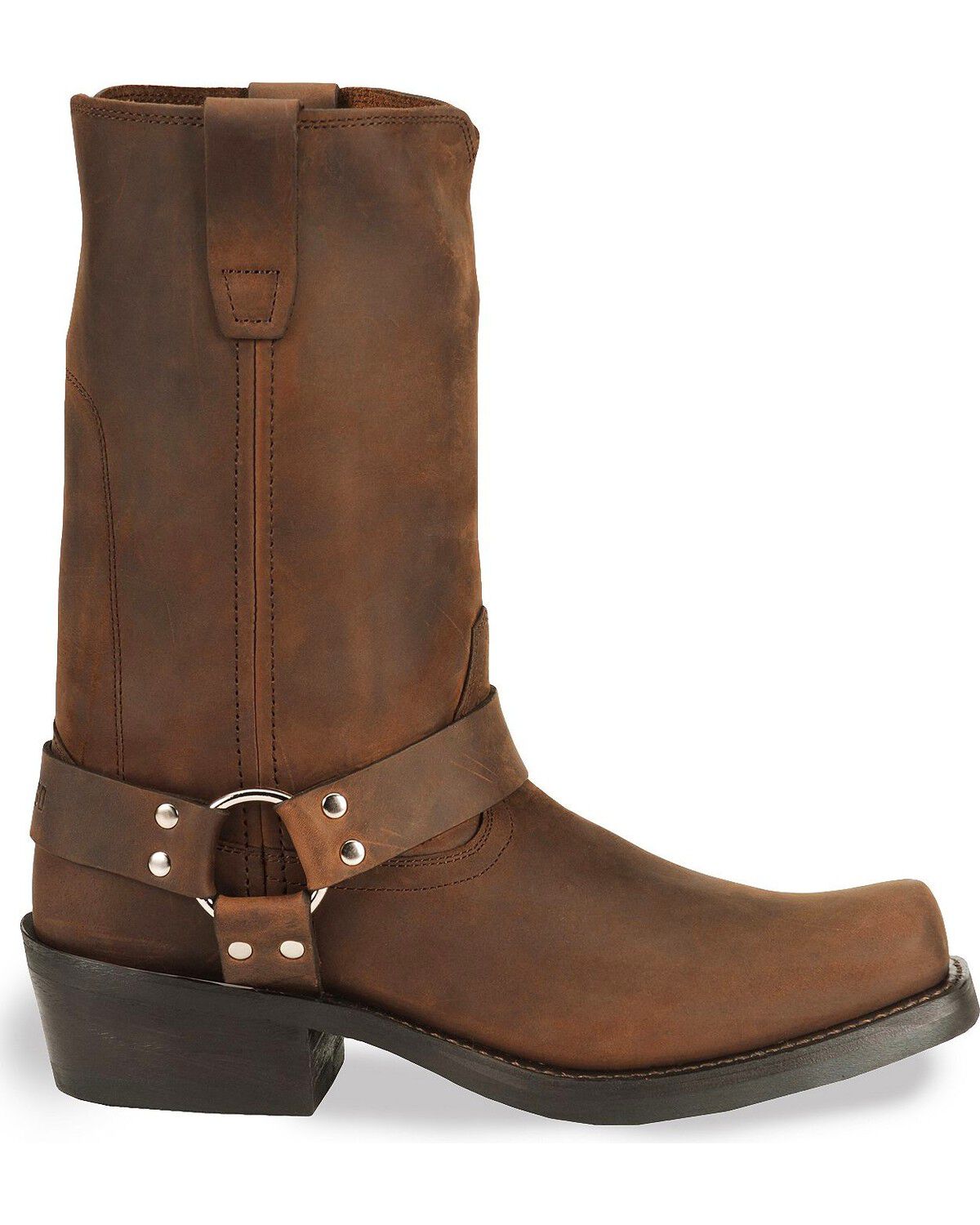 Image #3 - Durango Men's Harness Boots - Square Toe, Distressed, hi-res