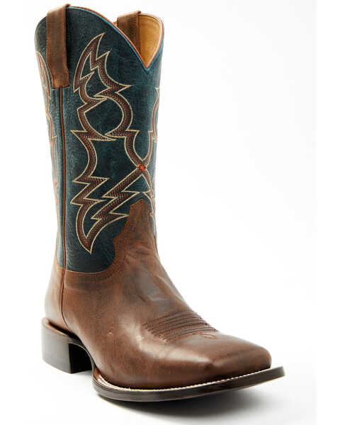 Cody James Men's Mad Cat Western Boots - Broad Square Toe , Black, hi-res