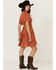 Image #4 - Angie Women's Polka Dot Short Sleeve Mini Dress, , hi-res
