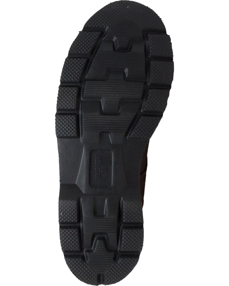 Ad Tec Men's 6" Brown Leather Work Boots - Steel Toe, Brown, hi-res