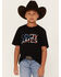 Image #1 - Cody James Boys' Americana Logo Short Sleeve Graphic T-Shirt, Black, hi-res