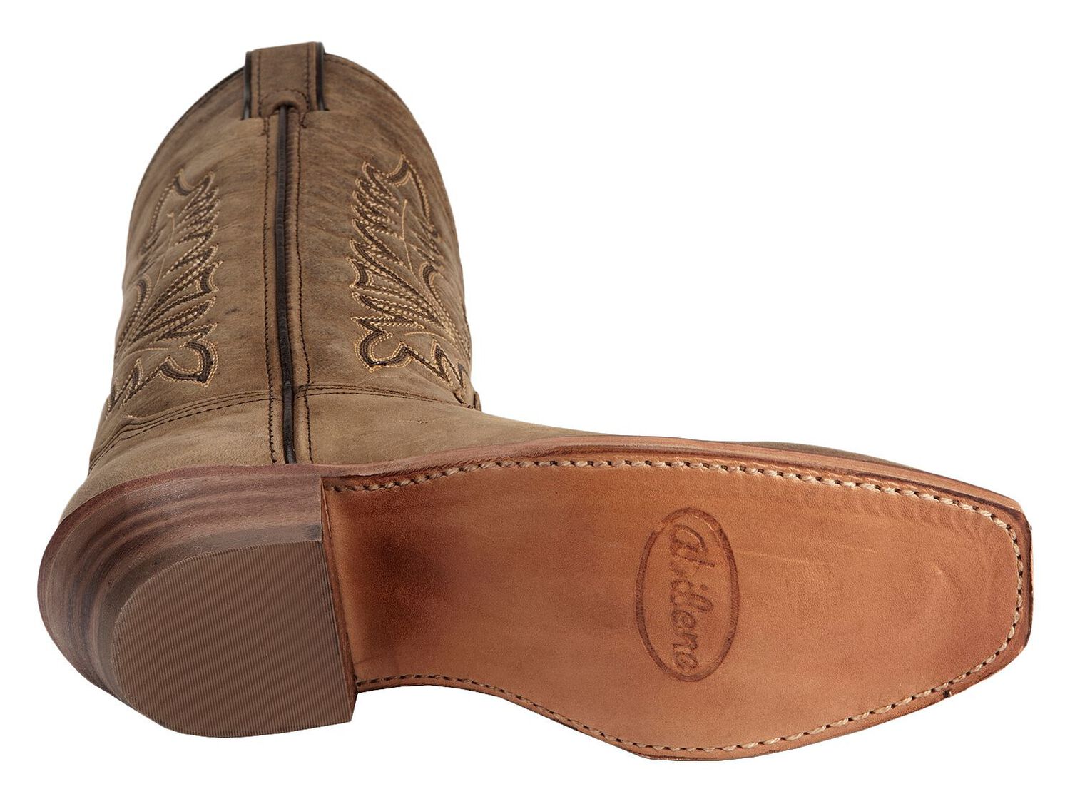 Image #5 - Abilene Women's Western Boots - Square Toe, Olive, hi-res