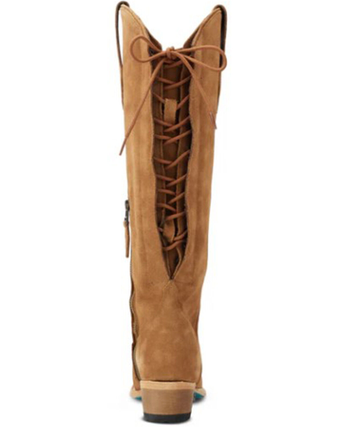 Image #5 - Lane Women's Olivia Jane Knee High Corset Western Boots - Snip Toe, Caramel, hi-res