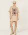 Image #1 - Girl Dangerous Women's Sun Queen T-Shirt Mini Dress, Natural, hi-res