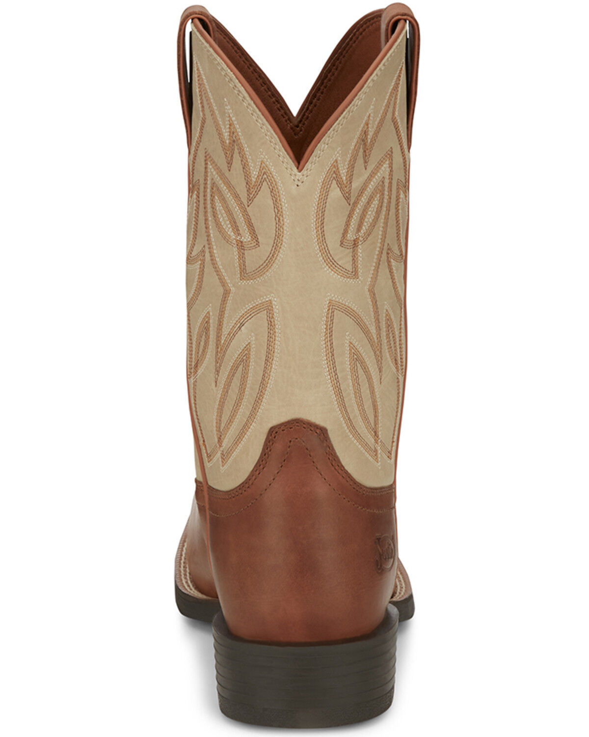 Image #5 - Justin Men's Canter Work Boots - Steel Toe, Brown, hi-res