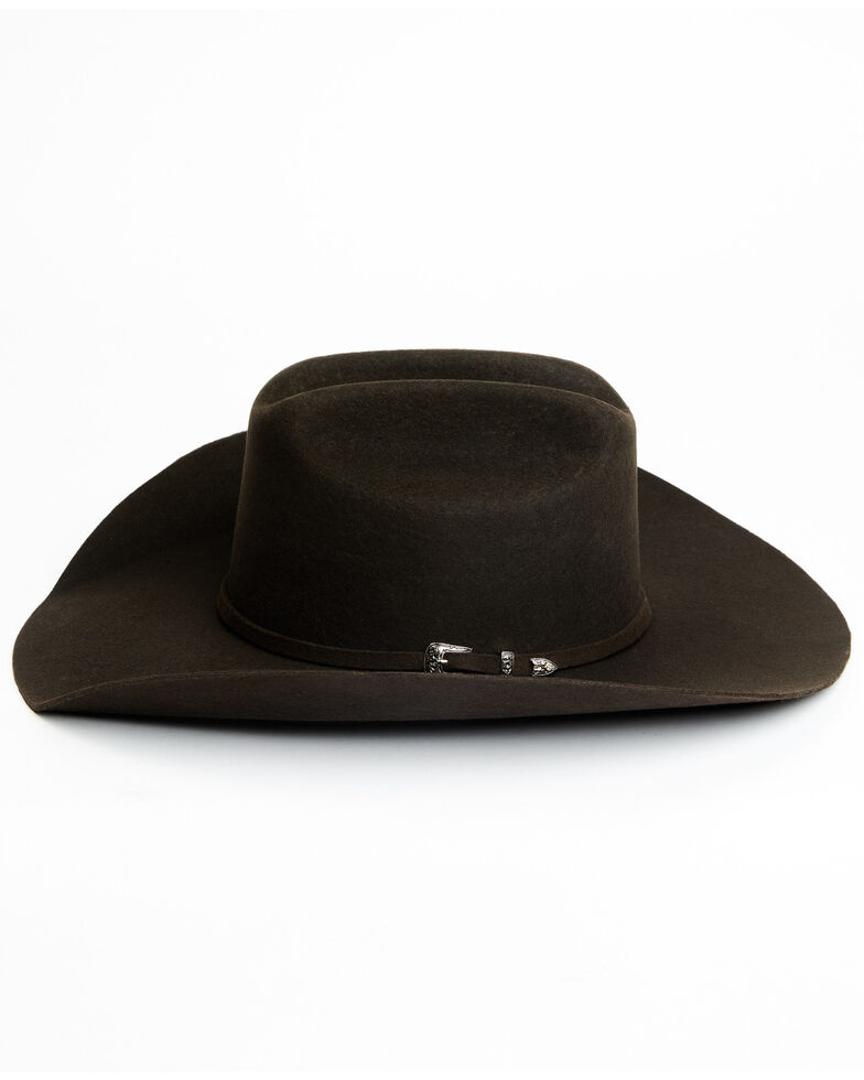Cody James Men's 3X Wool Felt Traditional Crease Western Hat , Brown, hi-res
