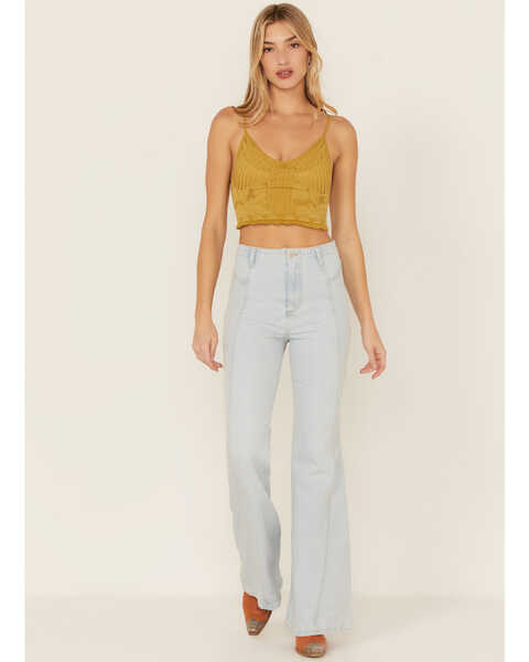 Free People Women's Florence Flare Jeans, Blue, hi-res