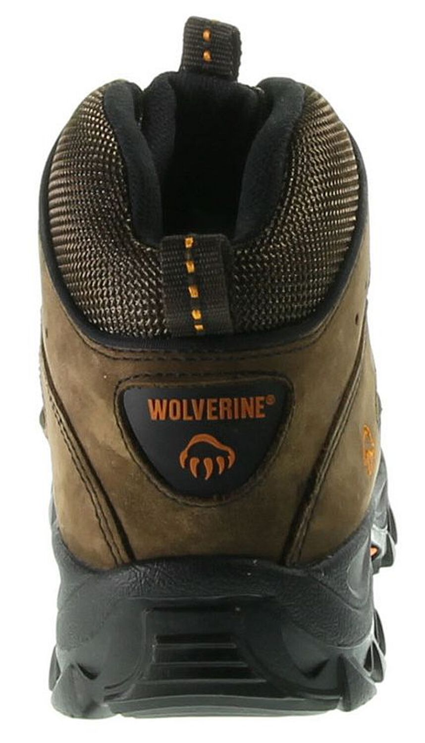 Image #9 - Wolverine Men's 6" Lace-Up Hudson Hiker Boots - Steel Toe, Dark Brown, hi-res