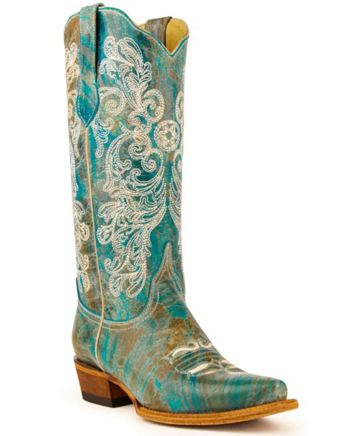 turquoise cowgirl boots women's shoes