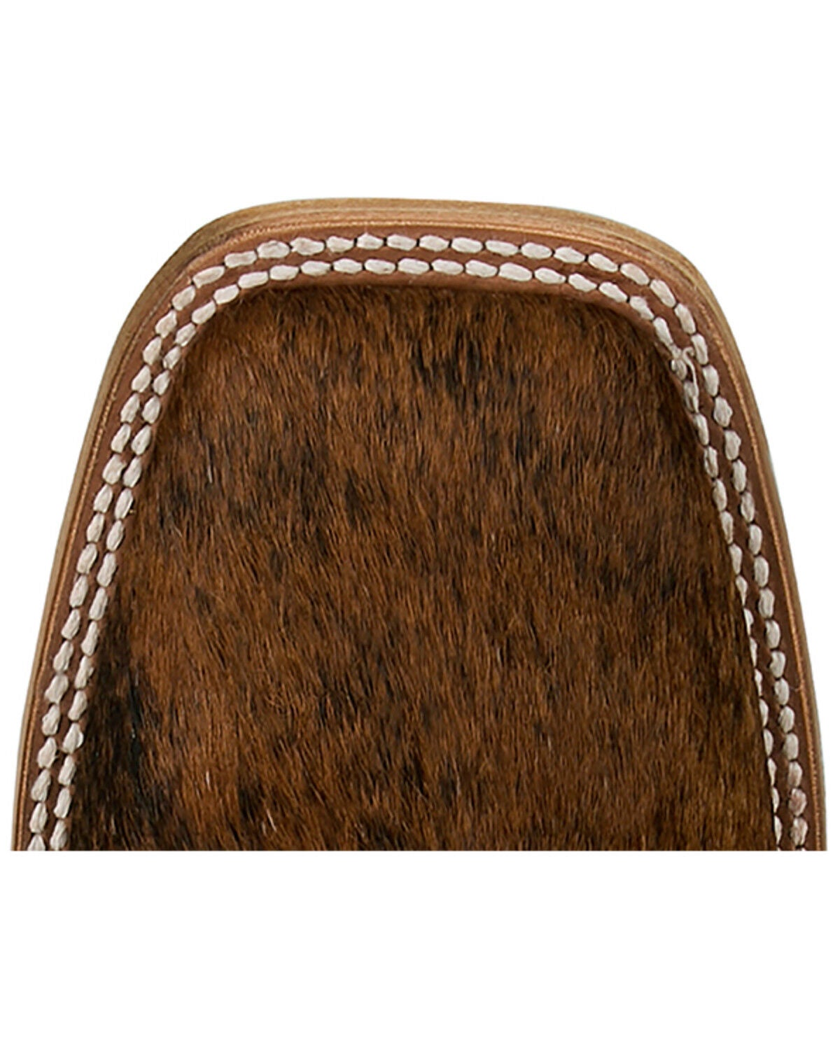 Image #6 - Justin Men's Hairon Hide Western Boots - Broad Square Toe, Brown, hi-res