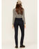 Image #3 - Dickies Women's Mid Rise Skinny Stretch Twill Work Pants, Navy, hi-res