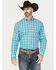 Image #1 - Wrangler Men's Assorted Riata Plaid Print Long Sleeve Button-Down Western Shirt, Multi, hi-res