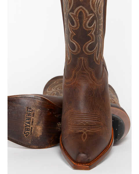 Image #6 - Shyanne Women's Loretta Western Boots - Snip Toe, Tan, hi-res