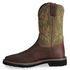 Image #3 - Justin Men's Stampede Driller Brown Work Boots - Steel Toe, , hi-res
