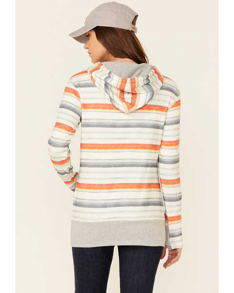 Image #4 - Ampersand Avenue Women's Oceanside Stripe 1/2 Hooded Pullover , , hi-res
