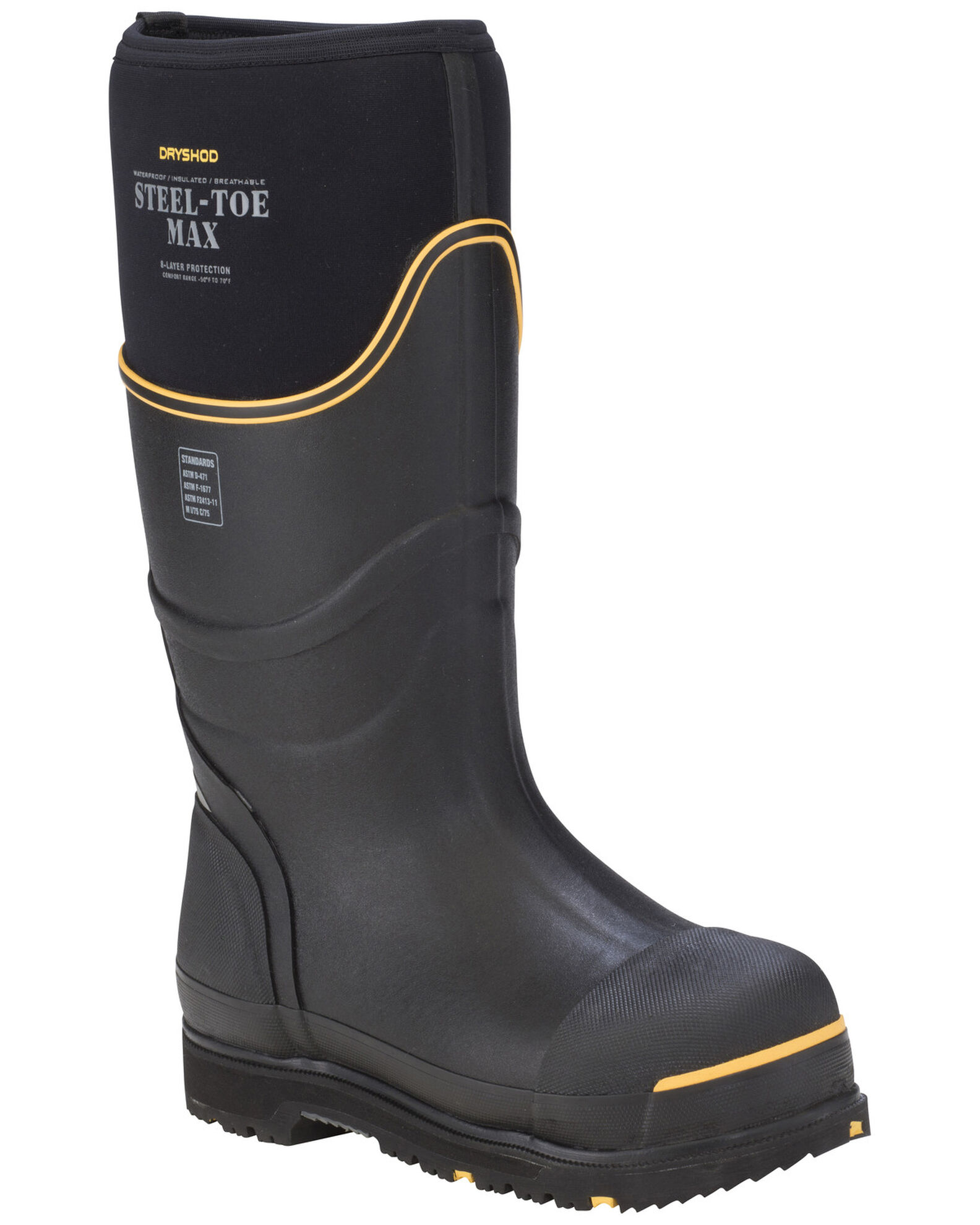 Dryshod Men s Steel Toe Max Cold Conditions Protective Boots Steel Toe Country Outfitter