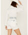 Image #3 - Driftwood Women's Embroidered Floral Shortall Romper , White, hi-res