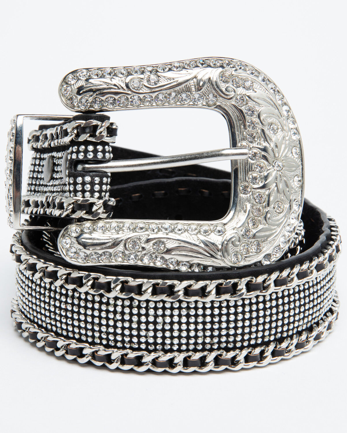 Image #1 - Shyanne Women's Chain Mesh Belt, Black, hi-res