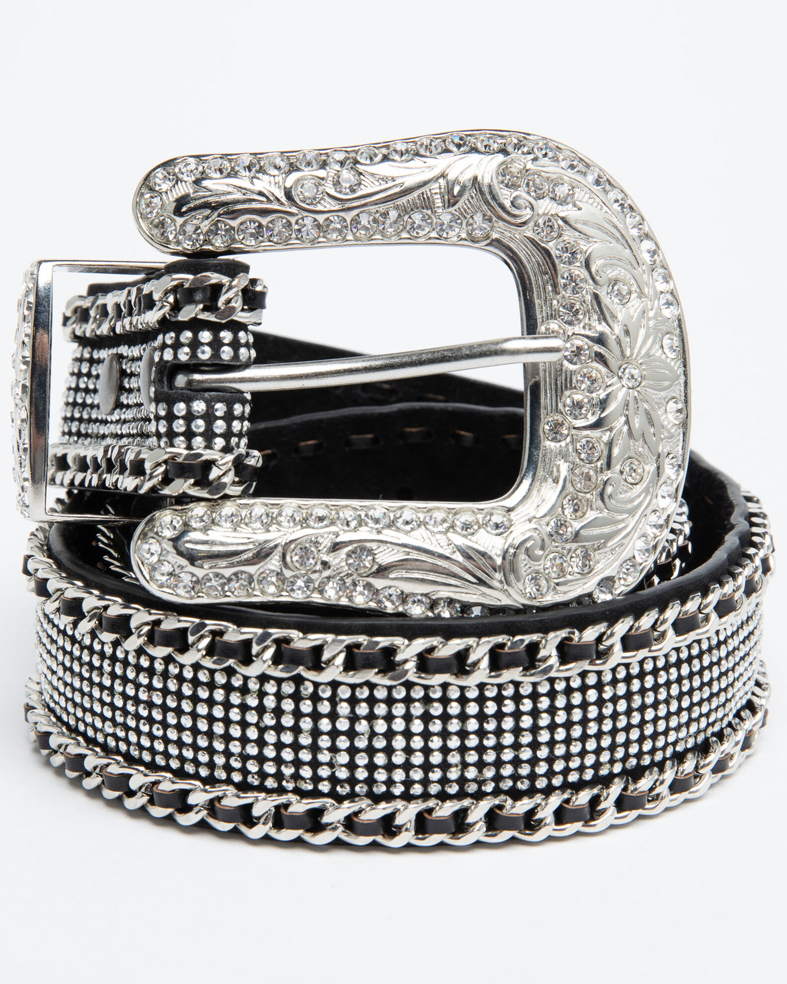 Image #1 - Shyanne Women's Chain Mesh Belt, Black, hi-res