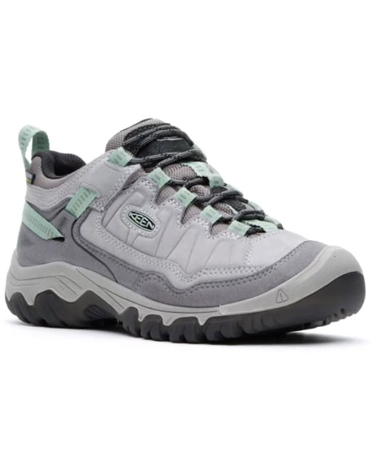 Image #1 - Keen Women's Targhee IV Waterproof Hiking Shoes - Soft Toe, Grey, hi-res
