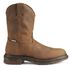 Rocky Men's 10" Original Ride Roper Western Work Boots, Tan, hi-res