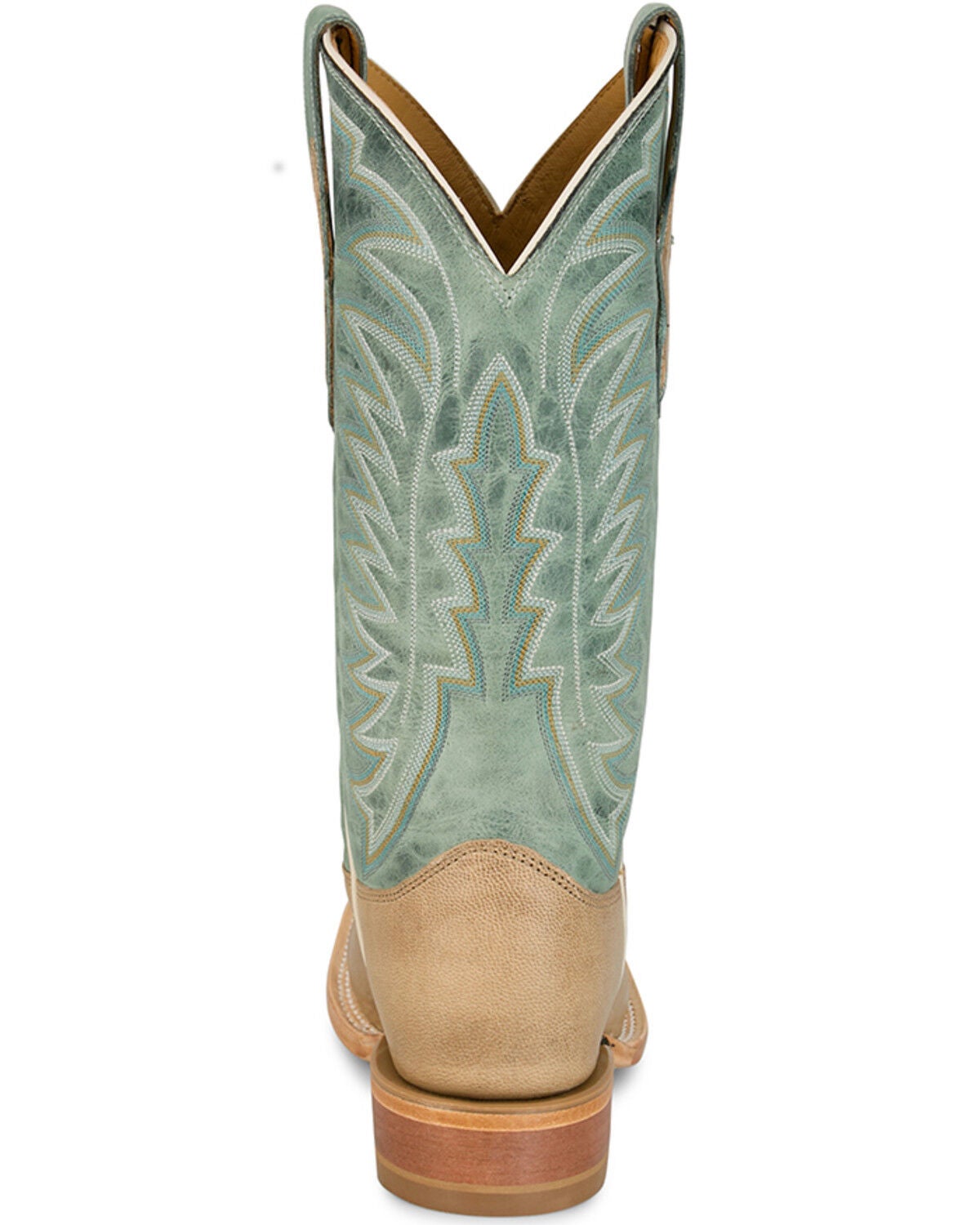 Image #5 - Justin Men's Burchett Performance Western Boots - Broad Square Toe, Cream, hi-res