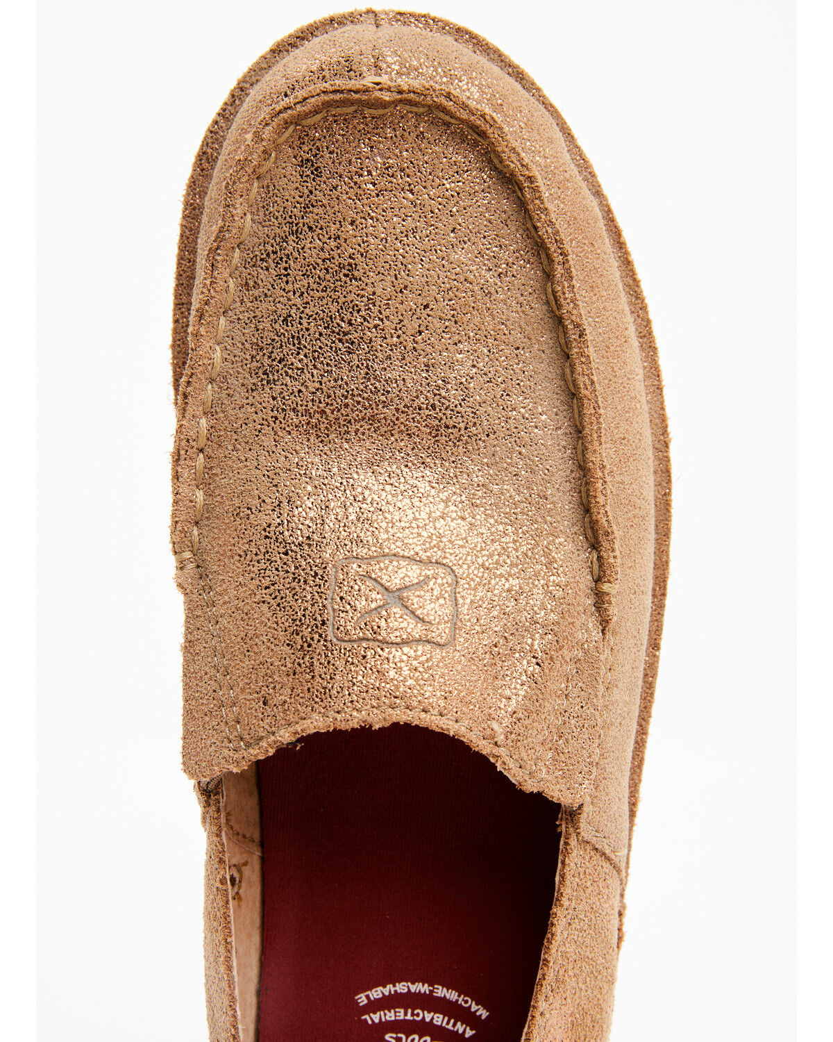 Image #6 - Twisted X Women's Boot Barn Exclusive Comfy Sparkle Loafer Shoes - Moc Toe, Brown, hi-res
