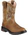 Ariat Tracey Pull-On Work Boots - Composite Toe, Dusty Brn, hi-res