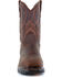 Image #4 - Cody James Men's Waterproof Pull On Work Boots - Composite Toe, Brown, hi-res