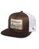 Image #1 - RopeSmart Men's Cowboy Punching Patch Ball Cap, Brown, hi-res