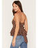 Image #4 - Originality Women's Boot Barn Exclusive Polka Dot Tie-Back Tank Top, Brown, hi-res