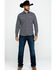 Rock 47 By Wrangler Men's Black Geo Print Long Sleeve Western Shirt , Black, hi-res