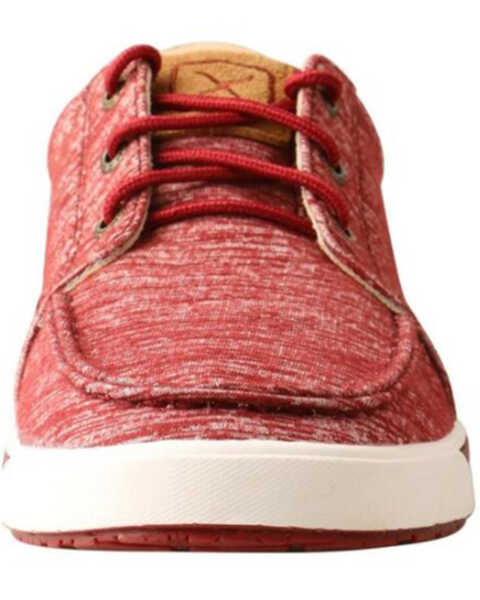 Image #4 - Twisted X Women's Kicks Casual Shoes - Moc Toe, Red, hi-res