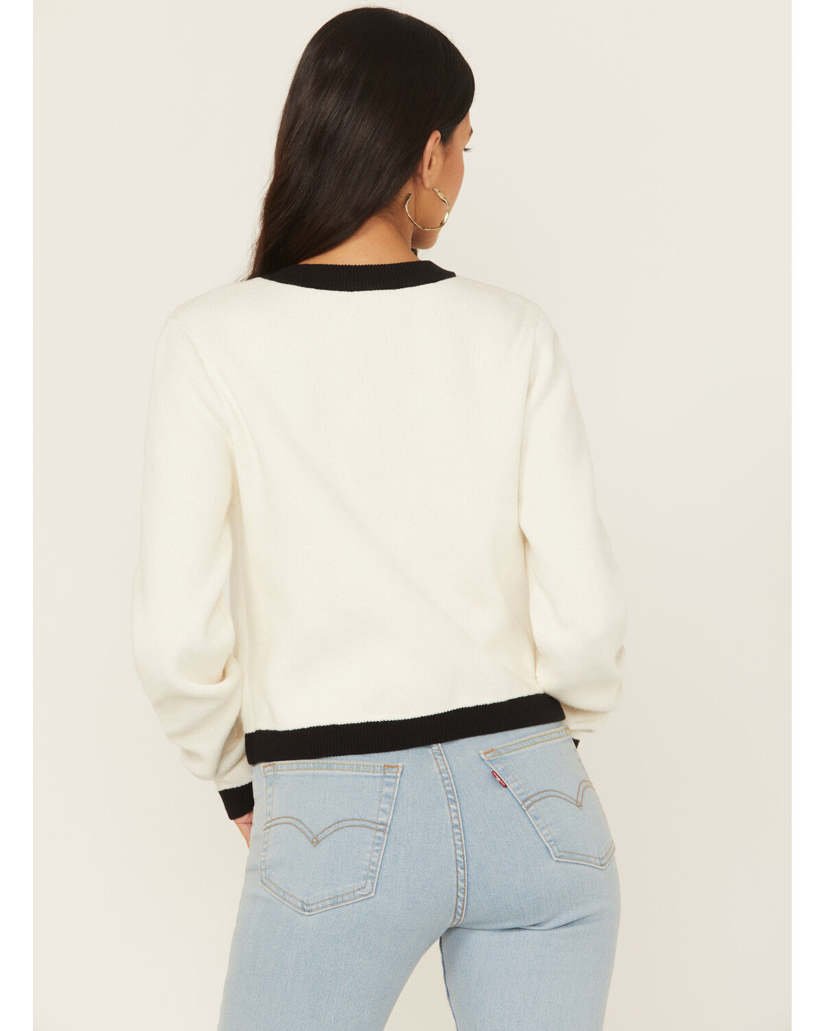 Image #4 - Show Me Your Mumu Women's Kit Long Sleeve Button-Down Cardigan, Cream, hi-res