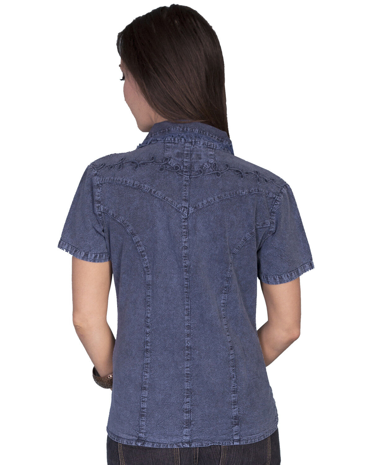 Image #2 - Scully Button Front Short Sleeve Top, , hi-res