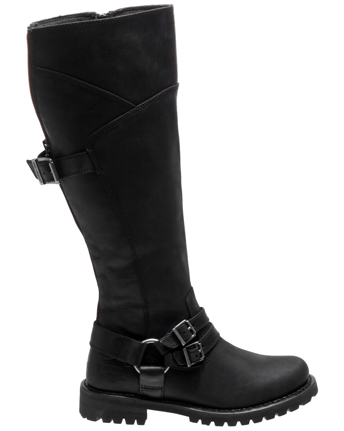 Image #2 - Harley Davidson Women's Lomita Moto Boots - Round Toe, , hi-res