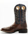 Image #3 - Cody James Men's Xero Gravity Gibson Saddle Vamp Western Performance Boots - Broad Square Toe, Brown, hi-res