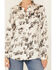 Image #3 - Wrangler Retro Women's Horse Cactus Print Long Sleeve Snap Western Shirt, White, hi-res