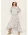 Image #2 - Wild Moss Women's Paisley Print High-Low Midi Skirt, Multi, hi-res