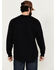 Image #4 - Hawx Men's FR Long Sleeve Pocket T-Shirt  - Tall , Navy, hi-res