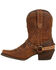 Image #3 - Durango Women's Western Booties - Snip Toe, Brown, hi-res