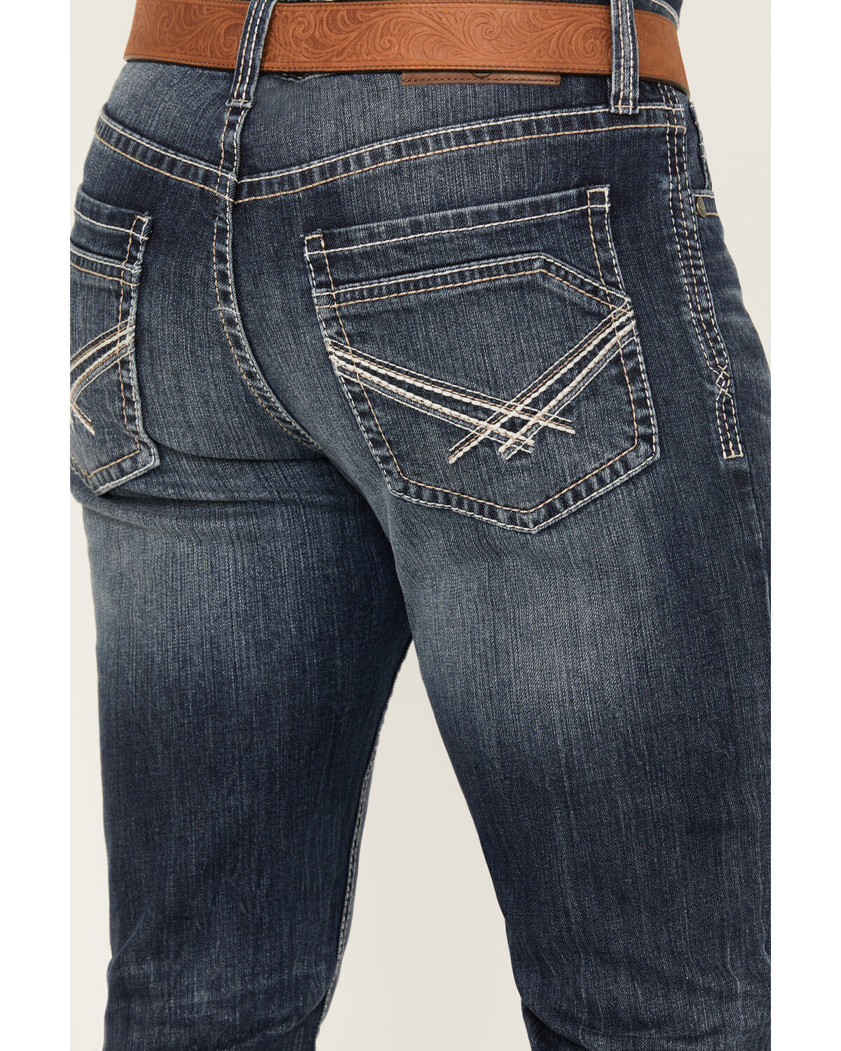 Image #4 - Cody James Men's Starlight Dark Wash Slim Straight Stretch Denim Jeans, Dark Wash, hi-res