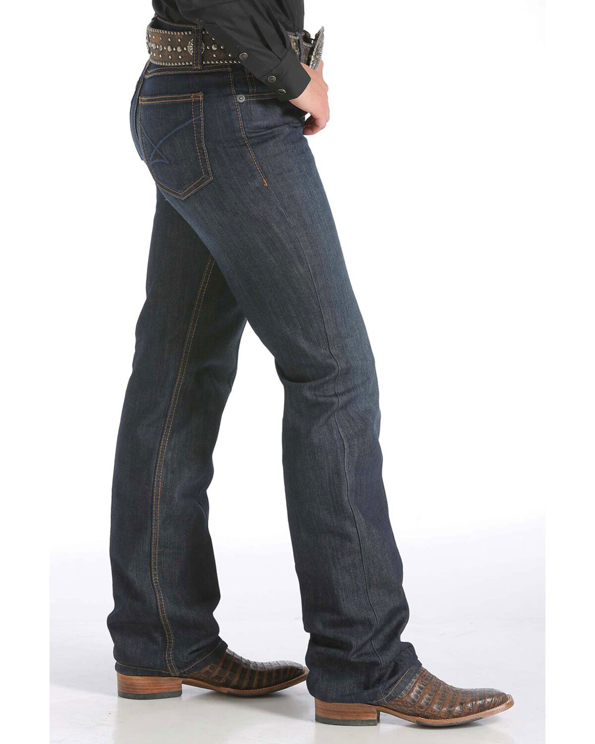 Cinch Women's Jenna Dark Wash Bootcut Slim Fit Stretch Denim