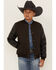Image #1 - Cody James Boys' Brighton Solid Varsity Jacket, Brown, hi-res