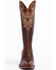 Image #4 - Shyanne Women's Mariel Floral Embroidered Studded Concho Western Boots - Snip Toe, Brown, hi-res