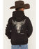Image #1 - RANK 45&reg; Boys' Solid Flank Hooded Sweatshirt, Black, hi-res